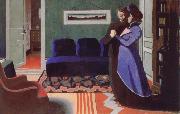 Felix Vallotton The Visit oil painting artist